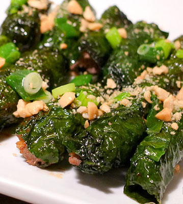 beef rolled in lolot leaf