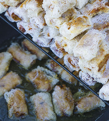 taro spring rolls